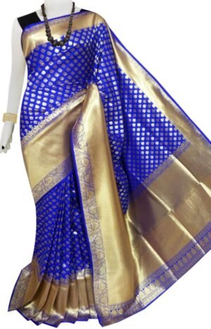 Splendid Designer Banarsi Silk Saree for Wedding